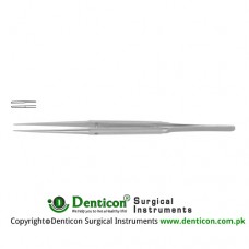 Diam-n-Dust™ Micro Dressing Forcep Straight Stainless Steel, 15 cm - 6" Tip Size 6.0 x 0.4 mm